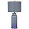 Crestview Collection Rossi Orchid Glass Tall Table Lamp