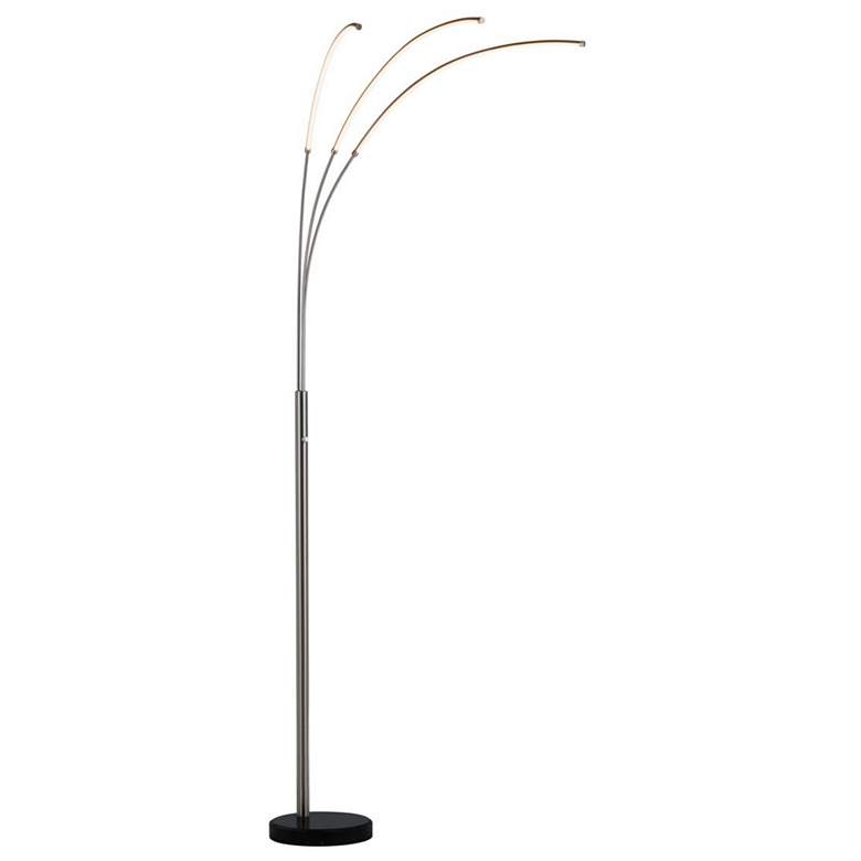 Image 1 Crestview Collection Rougue Triple Arms LED Metal Floor Lamp