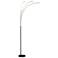 Crestview Collection Rougue Triple Arms LED Metal Floor Lamp