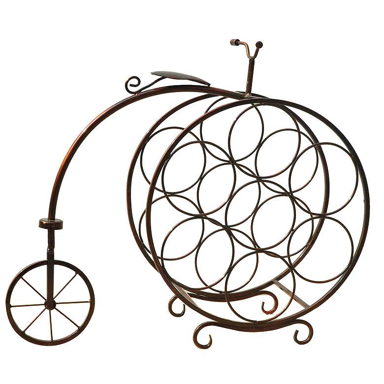 Image 1 Crestview Collection Rustic Bronze 20 inch Wide Peddling Wine