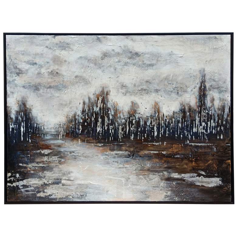 Image 1 Crestview Collection Rustic Surroundings Painted Canvas 