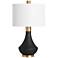 Crestview Collection Ryder Lava Stone Table Lamp
