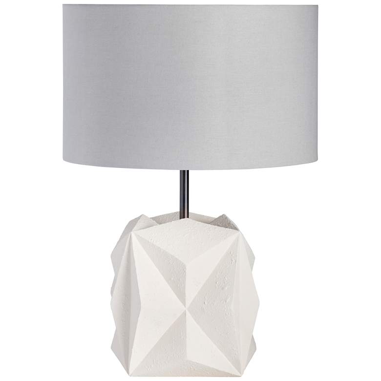 Image 1 Crestview Collection Ryker Faceted Cast Resin Table Lamp