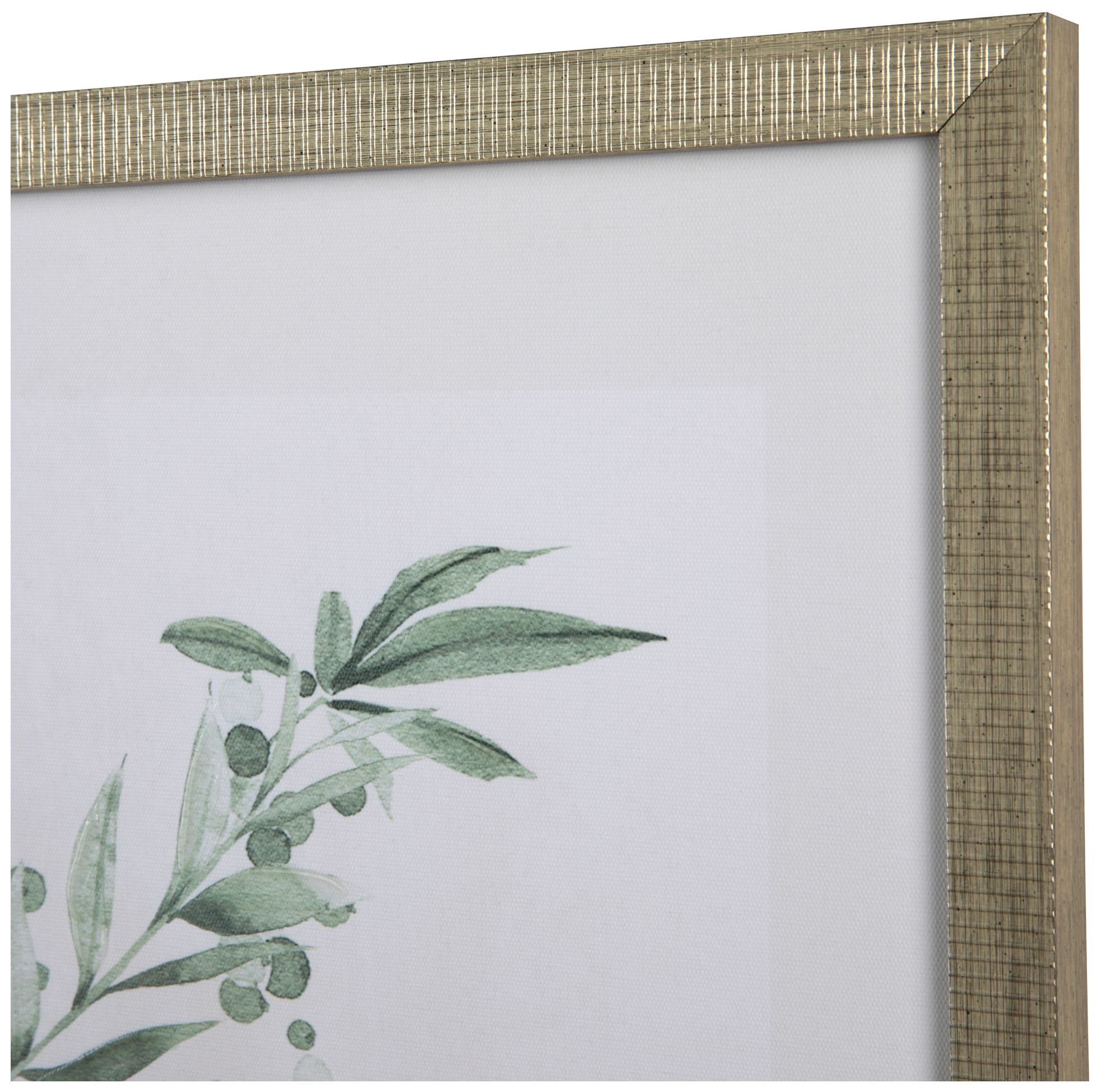 Image 2 Crestview Collection Sage Foilage Framed Art Set of 4 more views