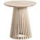 Crestview Collection San Bernadino 23"W Natural End Table