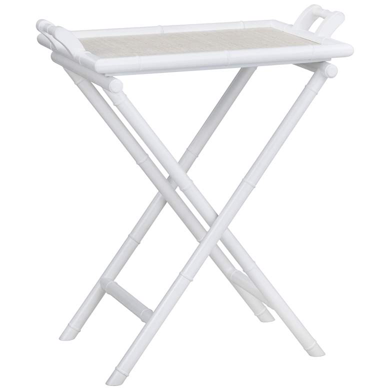 Image 1 Crestview Collection Sandy Shores Wooden Tray Table