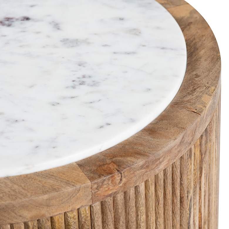 Image 3 Crestview Collection Santorini 20" Wide Brown End Table more views