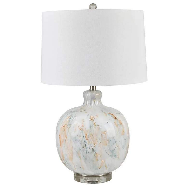 Image 1 Crestview Collection Saylor 26 3/4" Reverse Painted Glass Table Lamp