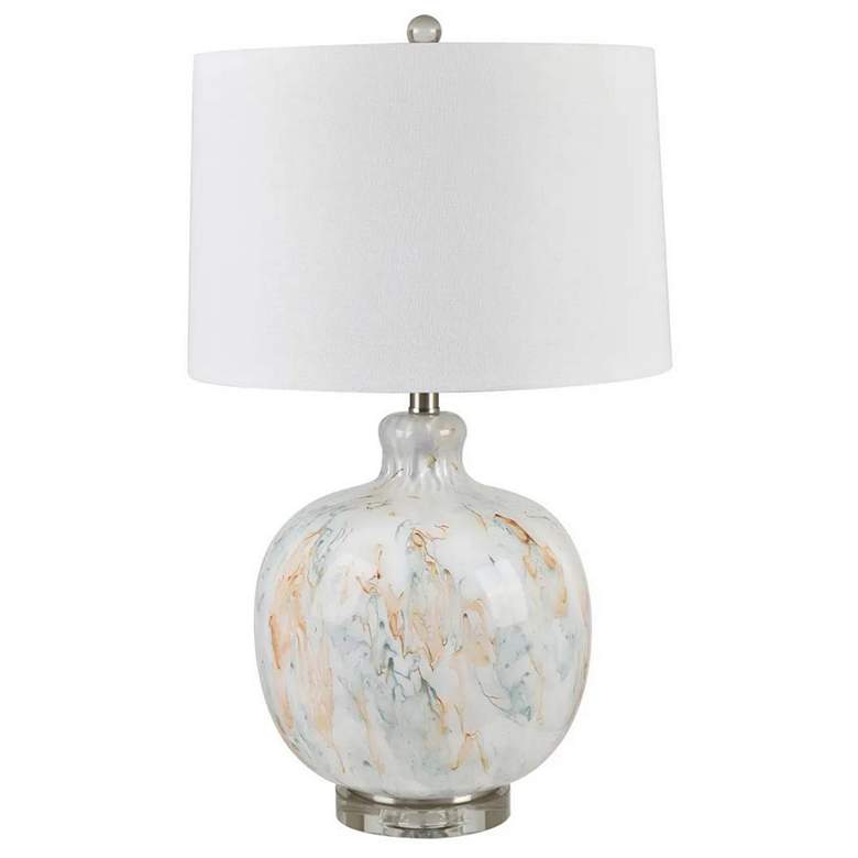 Image 1 Crestview Collection Saylor Reverse Painted Glass Table Lamp