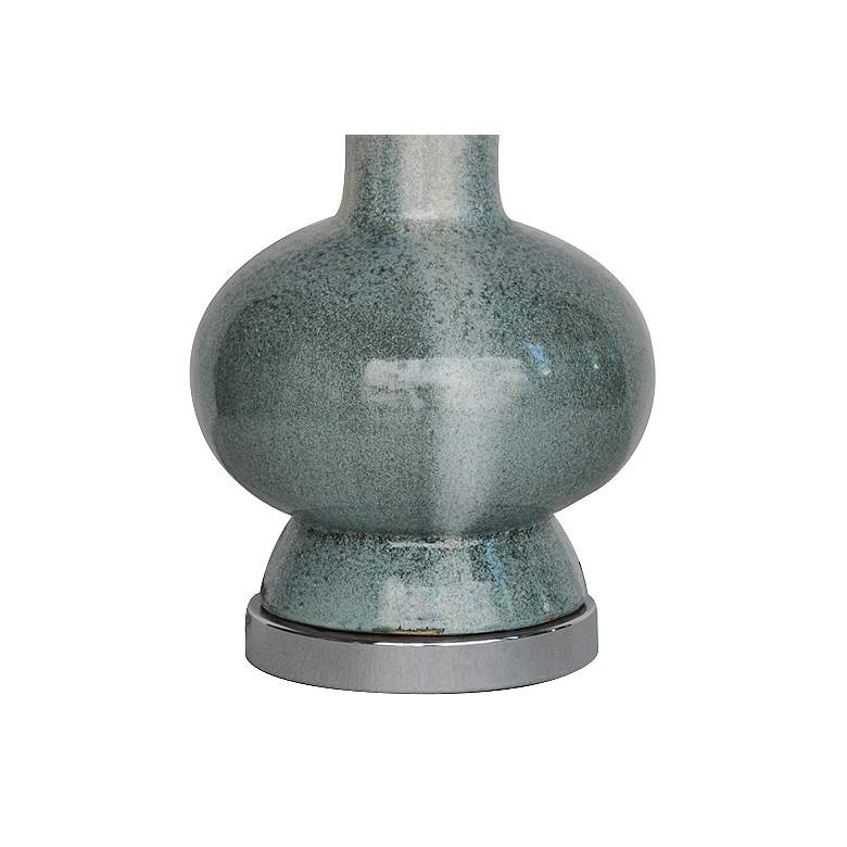 Image 4 Crestview Collection Sea Breeze 28" Blue Ceramic Table Lamp more views
