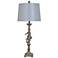 Crestview Collection Seahorse Blond Wood Table Lamp