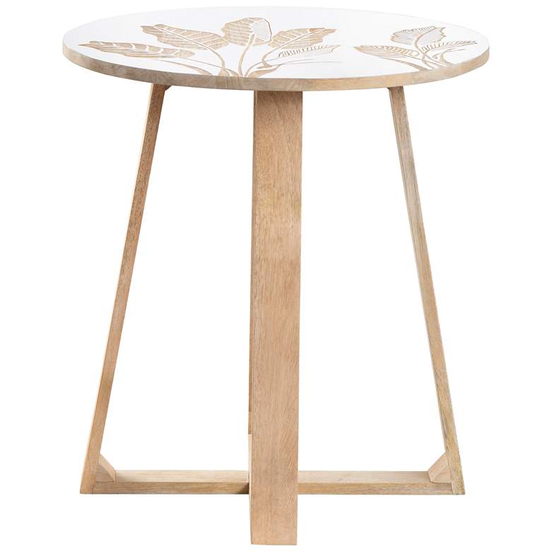 Image 1 Crestview Collection Seaside Wooden Accent Table