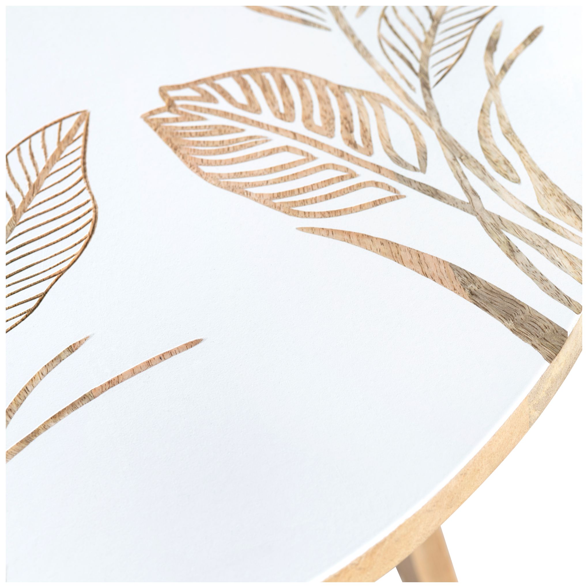 Image 3 Crestview Collection Seaside Wooden Accent Table more views