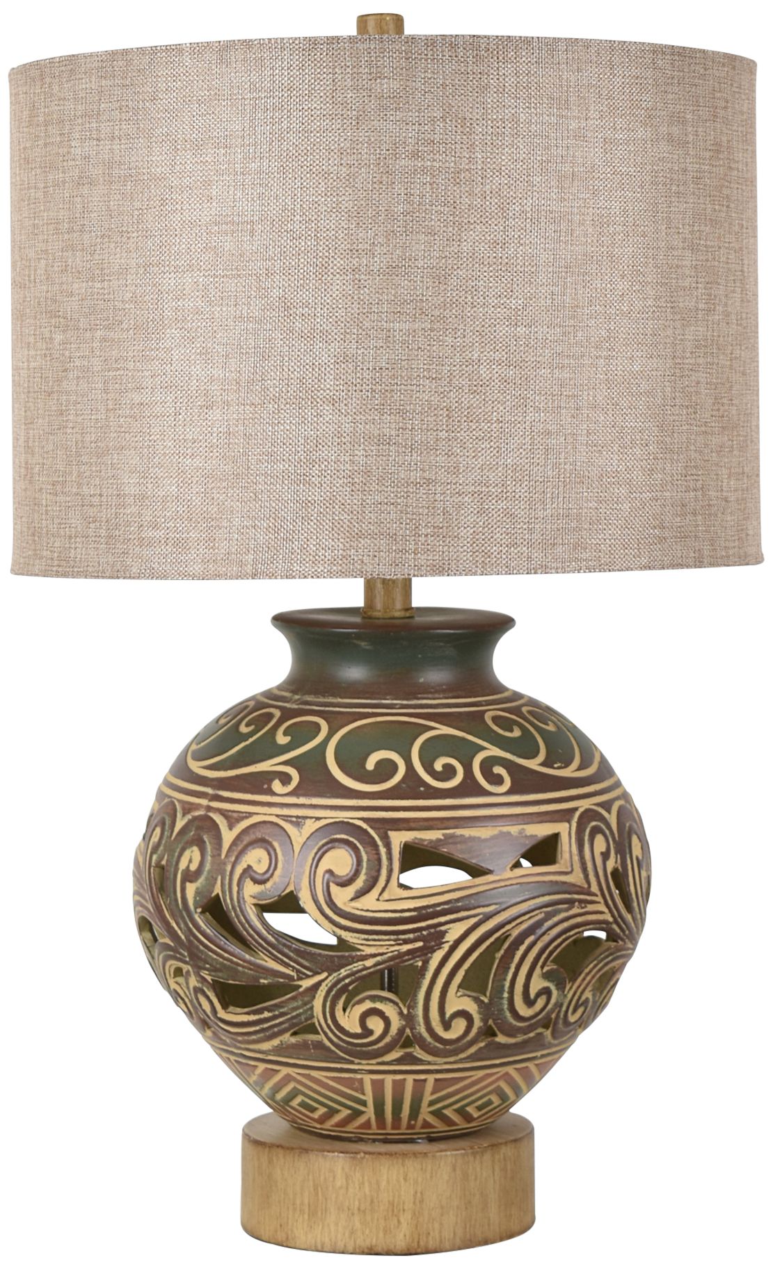 crestview collection ceramic table lamp