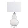 2_Crestview Collection Serafina White Ceramic Table Lamp