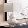 1_Crestview Collection Serafina White Ceramic Table Lamp