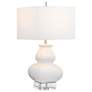 3_Crestview Collection Serafina White Ceramic Table Lamp more views
