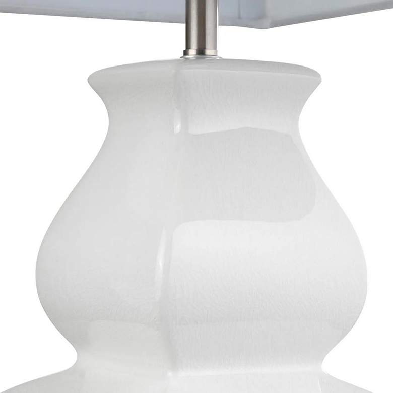 Image 4 Crestview Collection Serafina White Ceramic Table Lamp more views