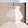 6_Crestview Collection Serafina White Ceramic Table Lamp more views