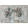 Crestview Collection Serene Still Life Hand-Painted Canvas