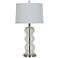 Crestview Collection Serenity Clear Glass Table Lamp