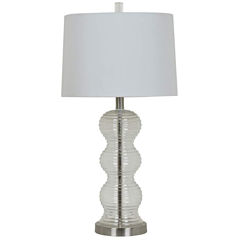 Image 1 Crestview Collection Serenity Clear Glass Table Lamp