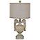 Crestview Collection Sevilla Tall Beige Urn Table Lamp