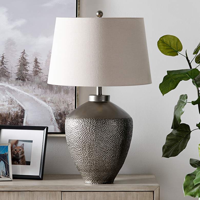 Image 1 Crestview Collection Shepherd Textured Gourd Table Lamp