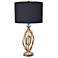 Crestview Collection Shine Gold Leaf Table Lamp