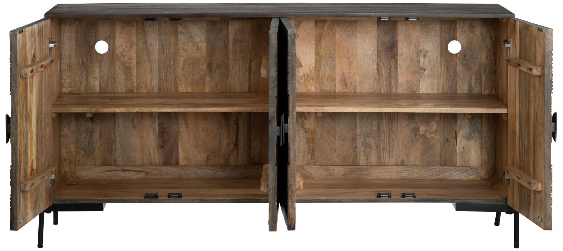 Image 2 Crestview Collection Sienna Four-Door Sideboard more views