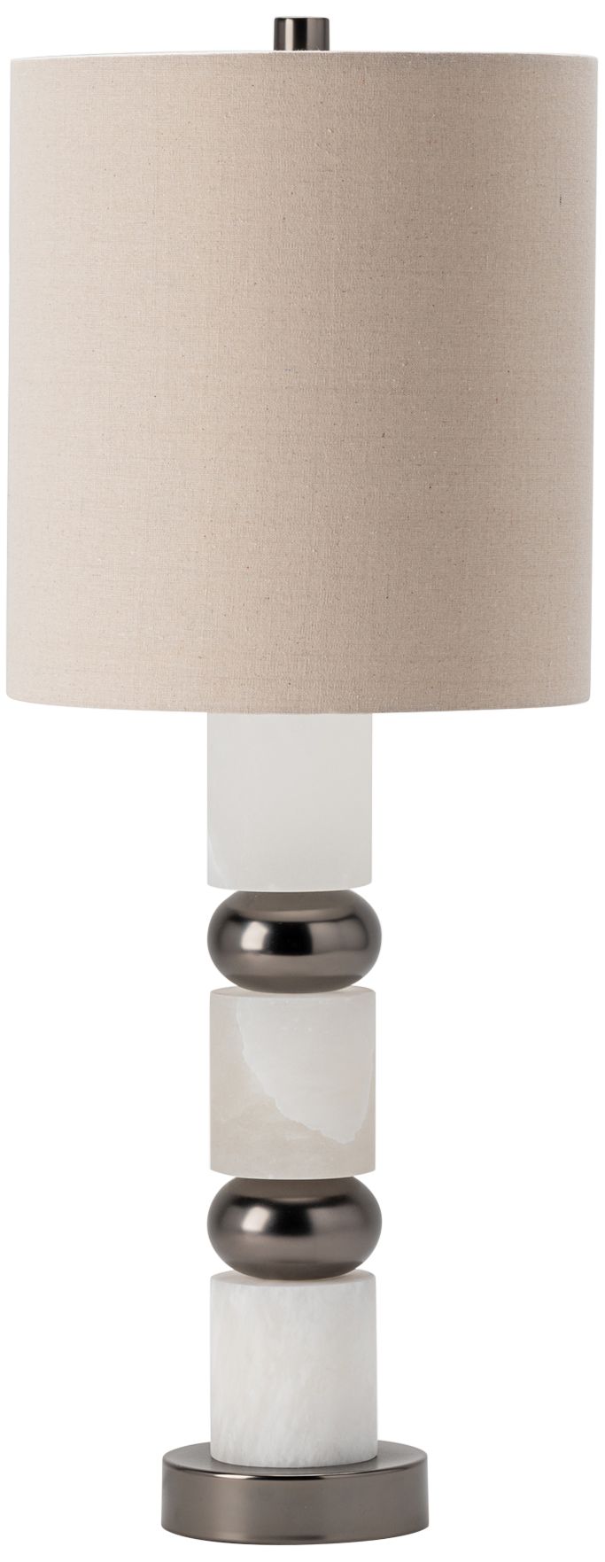 Crestview Collection Sinclair Stacked Alabaster Table Lamp