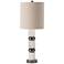 Crestview Collection Sinclair Stacked Alabaster Table Lamp