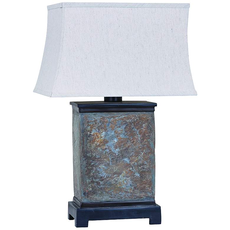Image 1 Crestview Collection Slate Slab Outdoor Table Lamp
