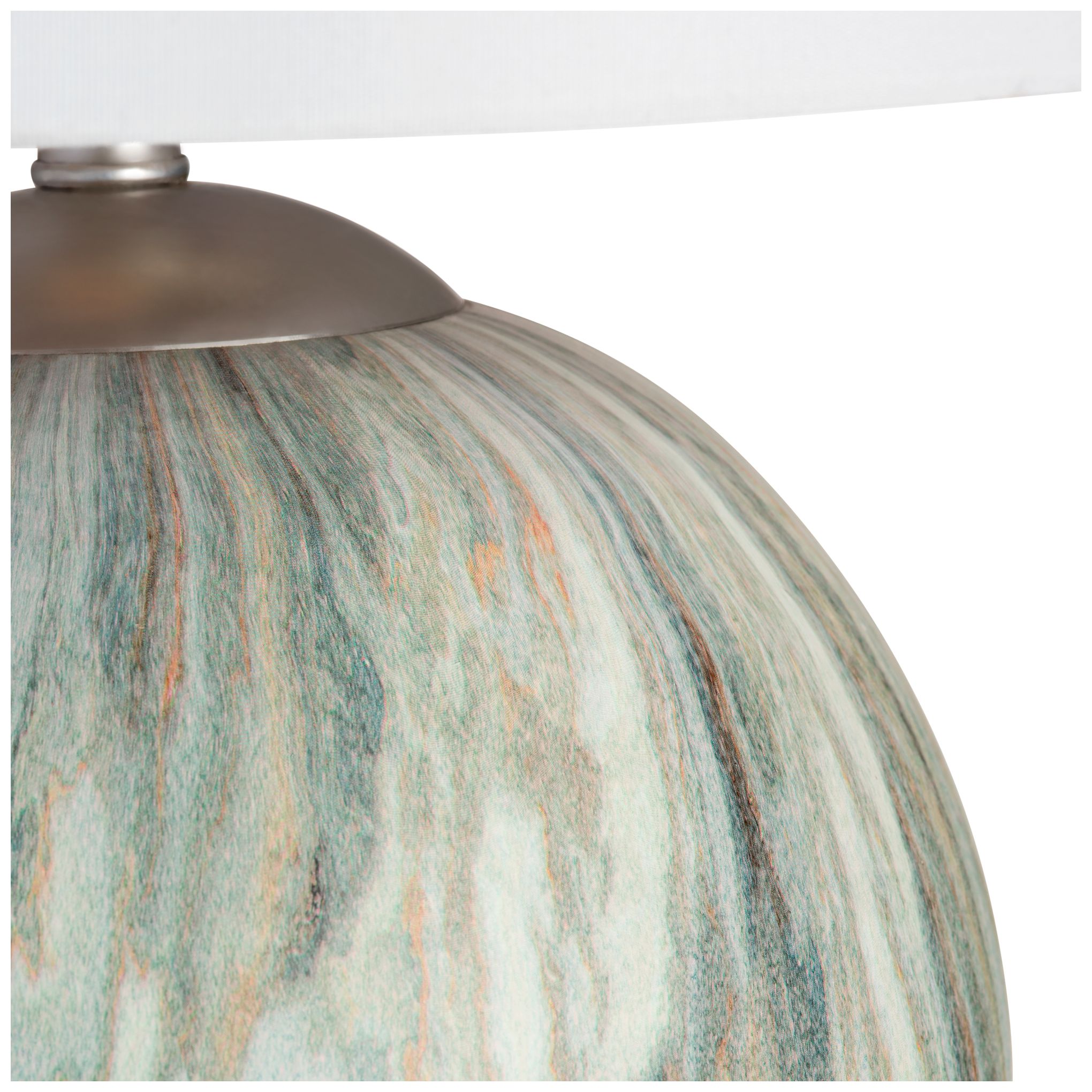 Image 2 Crestview Collection Solace Sphere Mounted Wood Table Lamp more views