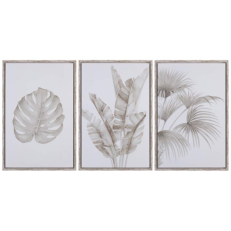 Image 1 Crestview Collection Somerset Framed Canvas Painting Set of 3