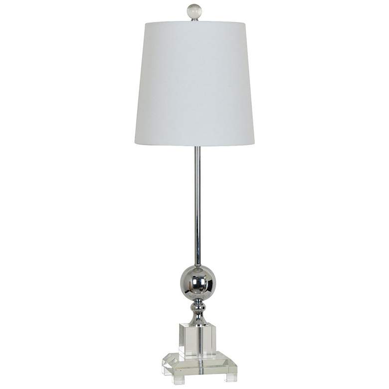 Image 1 Crestview Collection Sona Nickel Buffet Lamp