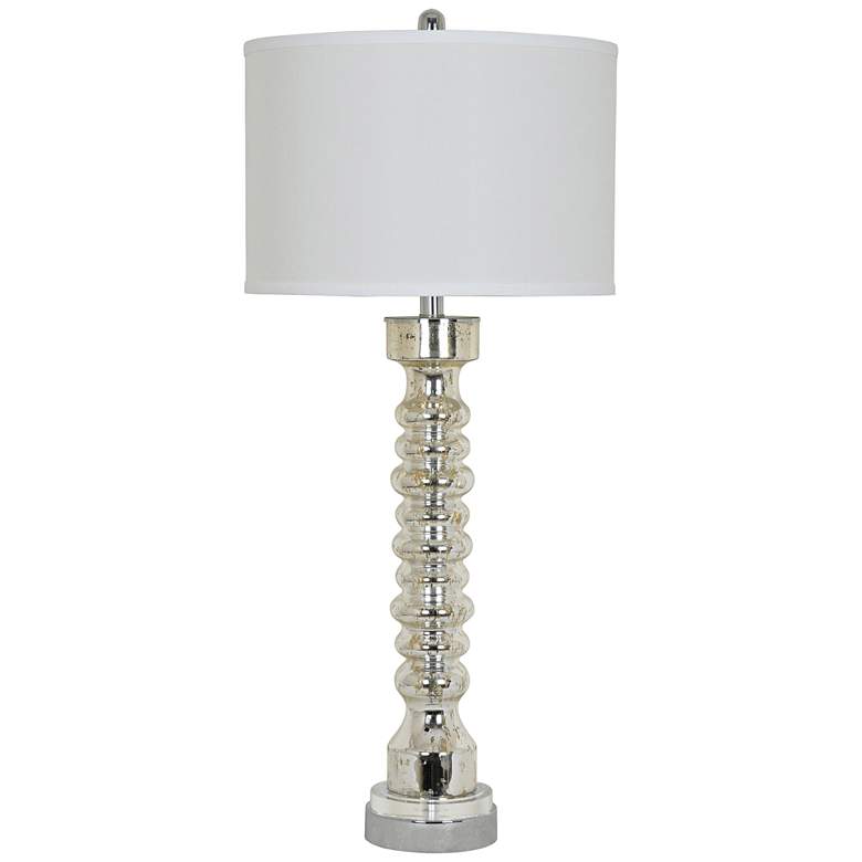Image 1 Crestview Collection Spindle Mercury Glass Table Lamp