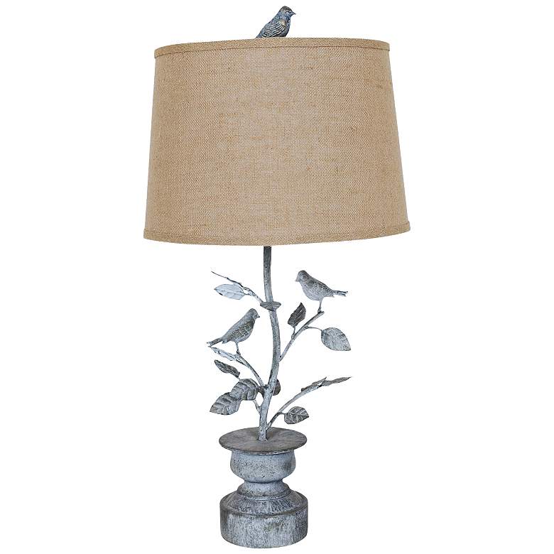 Image 1 Crestview Collection Spring Planter Oxidized Table Lamp