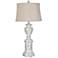 Crestview Collection Stanton White Wash Table Lamp