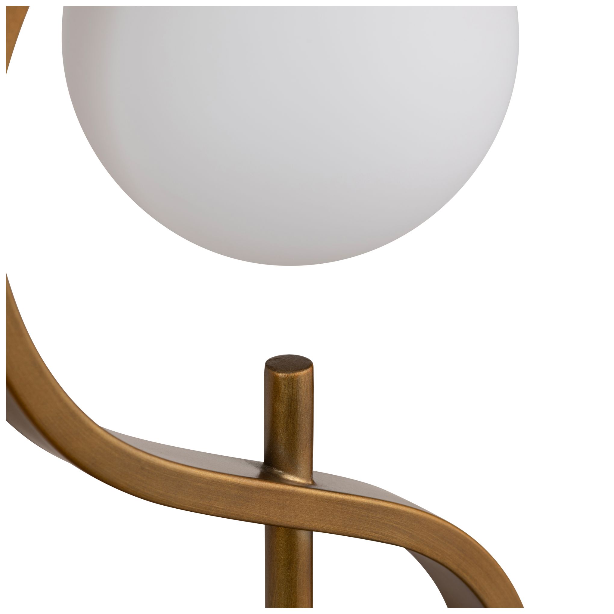 Image 3 Crestview Collection Streeter S-shape Metal Table Lamp w/ LED Nightlight more views