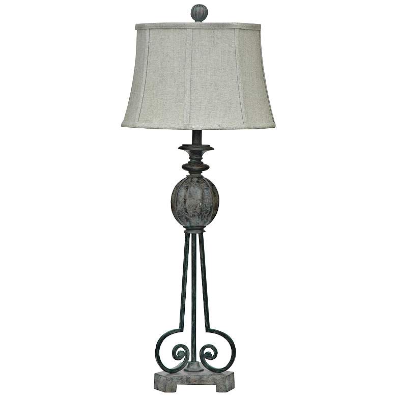 Image 1 Crestview Collection Strive Antique Faux Stone Table Lamp
