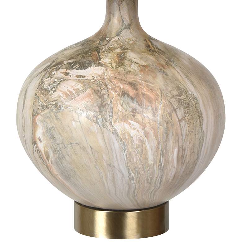 Image 2 Crestview Collection Sumner 27 1/2 inch High Pistachio Ceramic Table Lamp more views