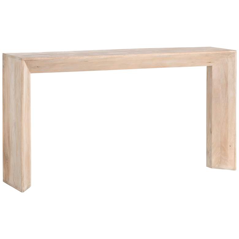 Image 1 Crestview Collection Sydney 68"W Natural Wood Console Table
