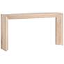 Crestview Collection Sydney 68"W Natural Wood Console Table