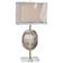 Crestview Collection Tortoise Silver Table Lamp