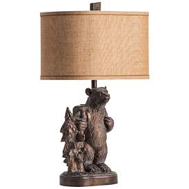 Image2 of Crestview Collection Trail Hike 29" Oil-Rubbed Bronze Bear Table Lamp