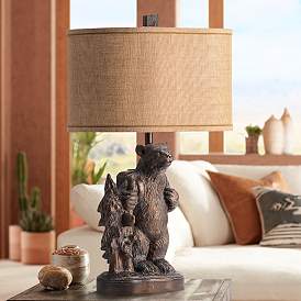 Image1 of Crestview Collection Trail Hike 29" Oil-Rubbed Bronze Bear Table Lamp