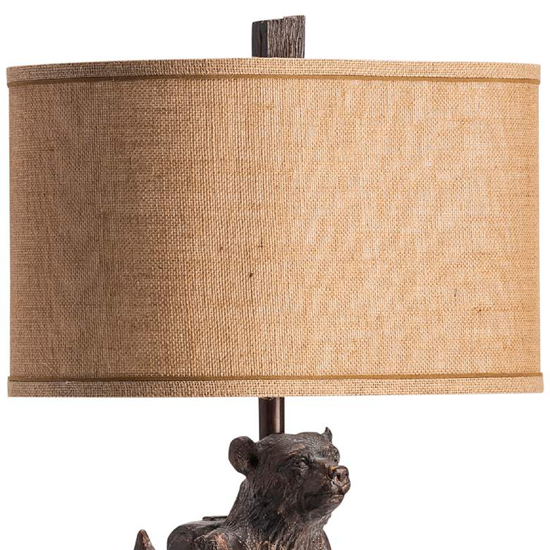 Image 4 Crestview Collection Trail Hike 29 inch Oil-Rubbed Bronze Bear Table Lamp more views