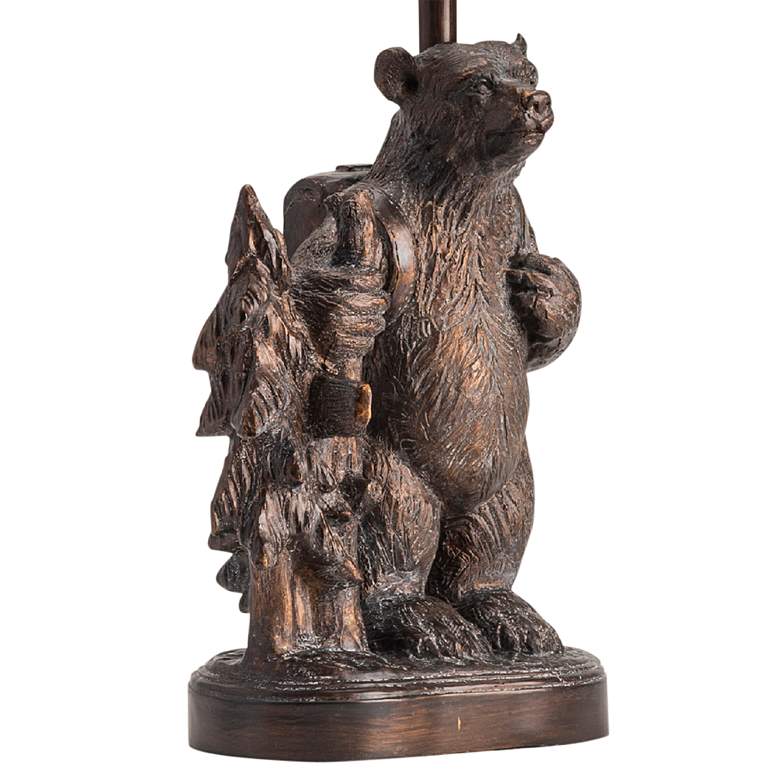 Image 5 Crestview Collection Trail Hike 29" Oil-Rubbed Bronze Bear Table Lamp more views