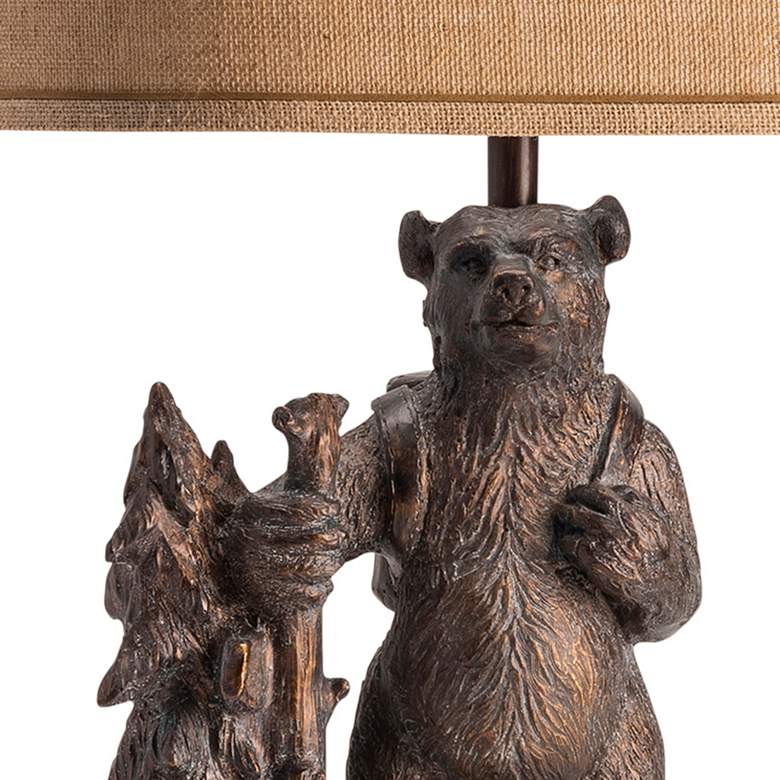 Image 6 Crestview Collection Trail Hike 29" Oil-Rubbed Bronze Bear Table Lamp more views